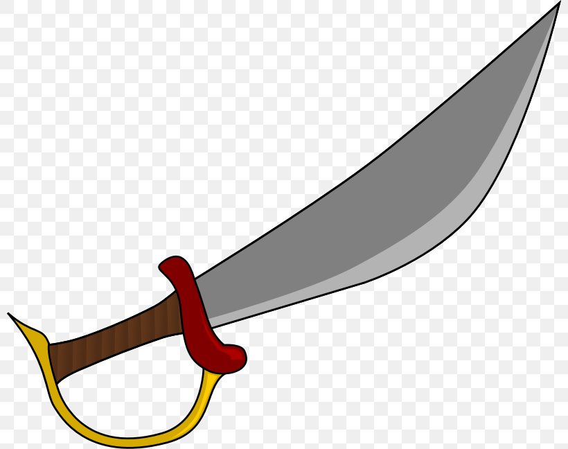 Clip Art Cutlass Pirate Knife Sword, PNG, 800x648px, Cutlass, Bowie Knife, Can Stock Photo, Cold Weapon, Dagger Download Free