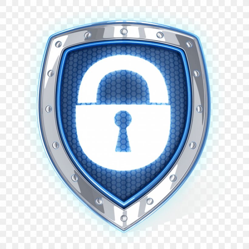 Computer Security Royalty-free, PNG, 1000x1000px, Computer Security, Antivirus Software, Electric Blue, Emblem, Hardware Download Free