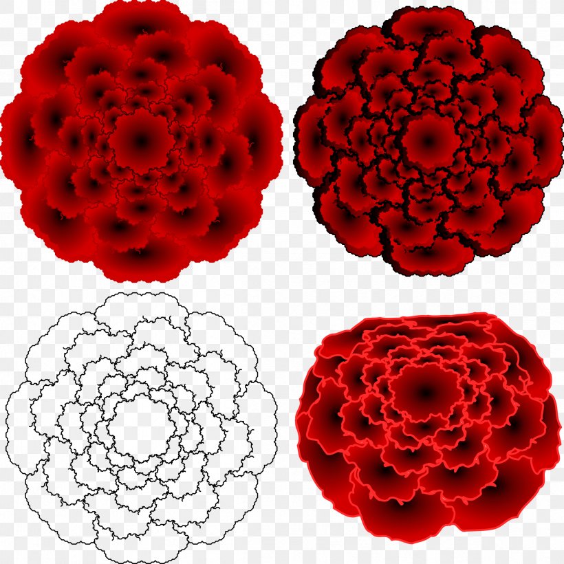 Garden Roses Floral Design Red Flower Clip Art, PNG, 2398x2400px, Garden Roses, Color, Cut Flowers, Floral Design, Floristry Download Free