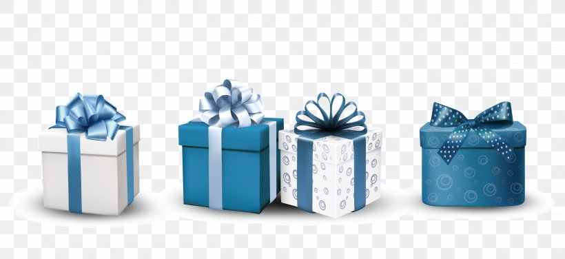 Gift Decorative Box Ribbon, PNG, 2621x1202px, Gift, Blue, Box, Brand, Christmas Download Free
