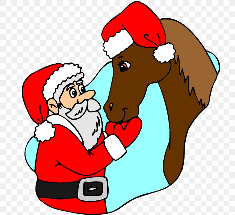 Horse Santa Claus Christmas Pony Clip Art, PNG, 716x750px, Horse, Art, Artwork, Black Friday, Christmas Download Free