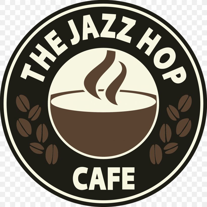 Logo Jazz Rap Coffee Image, PNG, 2400x2402px, Logo, Brand, Cafe, Coffee, Emblem Download Free