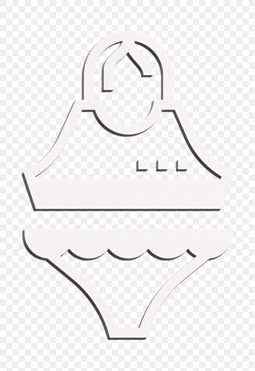Swimsuit Icon Hotel Services Icon, PNG, 934x1356px, Swimsuit Icon, Blackandwhite, Emblem, Hotel Services Icon, Label Download Free