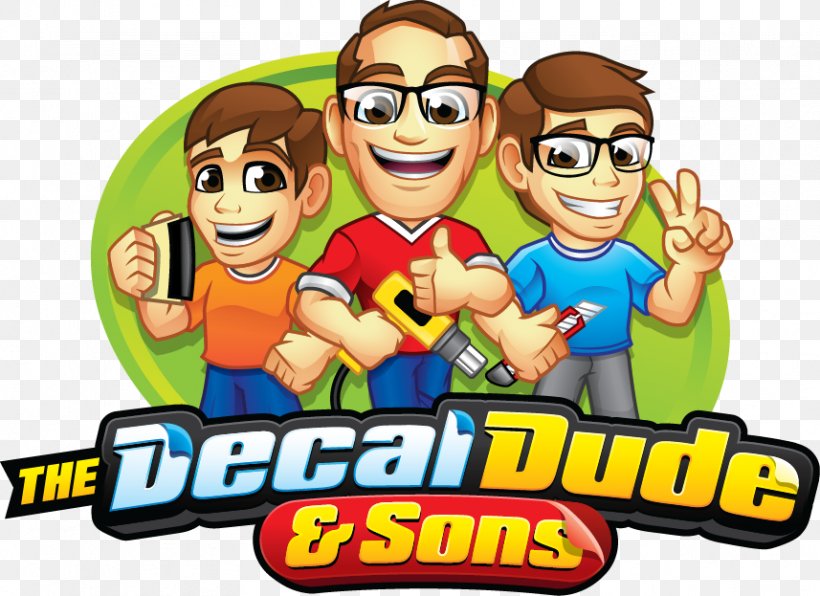 The Decal Dude And Sons Logo Text Printing, PNG, 857x623px, Logo, Advertising, Banner, Canvas, Canvas Print Download Free
