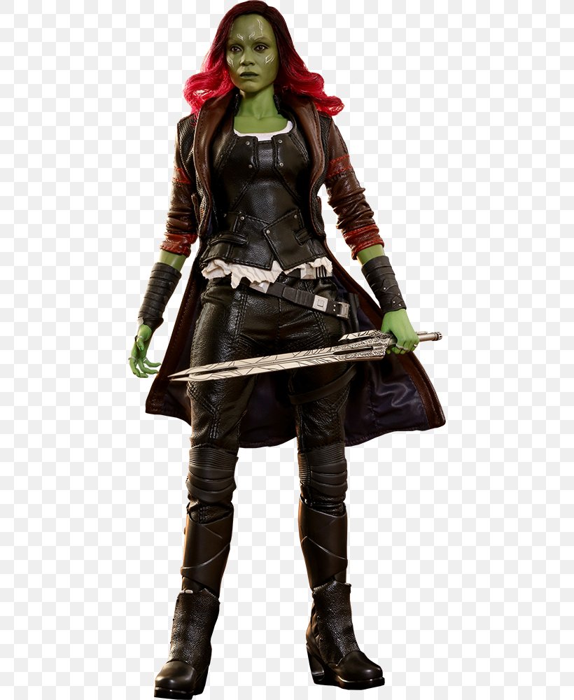 Zoe Saldana Gamora Guardians Of The Galaxy Vol. 2 Drax The Destroyer Hot Toys Limited, PNG, 480x1000px, 16 Scale Modeling, Zoe Saldana, Action Figure, Action Toy Figures, Collectable Download Free