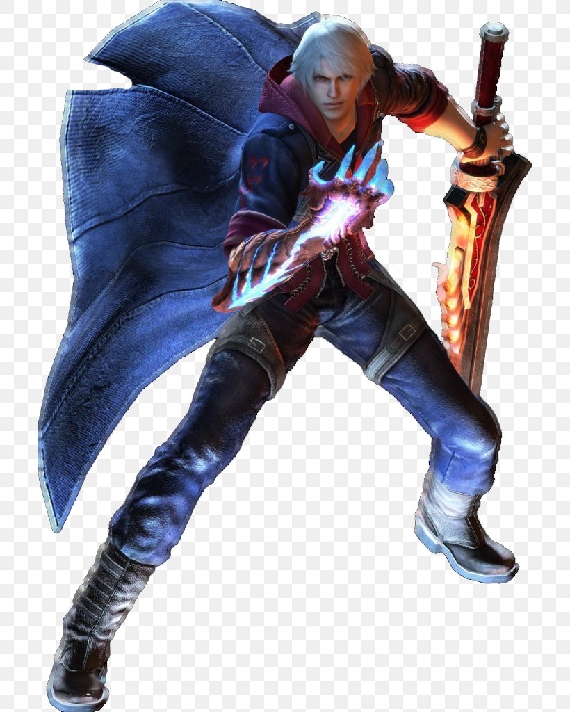 Devil May Cry 4 DmC: Devil May Cry Dante Nero, PNG, 712x1024px, Devil May Cry 4, Action Figure, Capcom, Character, Costume Download Free