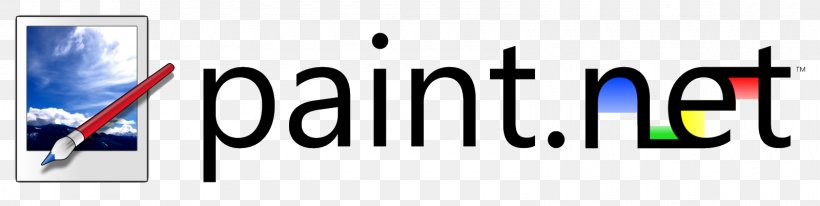 Paint.net Microsoft Paint Image Editing Logo .NET Framework, PNG, 1600x402px, Paintnet, Advertising, Area, Banner, Brand Download Free