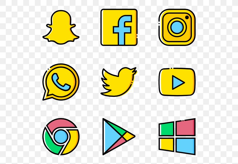 Social Media Clip Art Yellow, PNG, 600x564px, Social Media, Area, Family, Information, Media Download Free