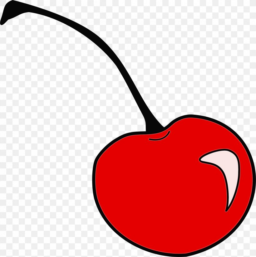 Clip Art Red Fruit Line Plant, PNG, 2325x2338px, Watercolor, Cherry, Drupe, Fruit, Paint Download Free