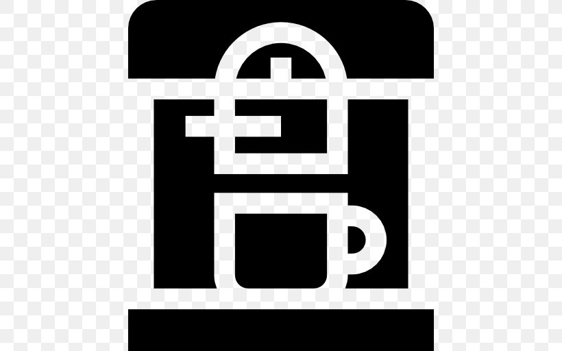 Symbol, PNG, 512x512px, Symbol, Area, Black And White, Brand, Coffeemaker Download Free