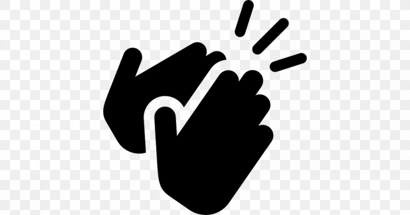Clapping Applause Hand, PNG, 1200x630px, Clapping, Applause, Black, Black And White, Emoticon Download Free