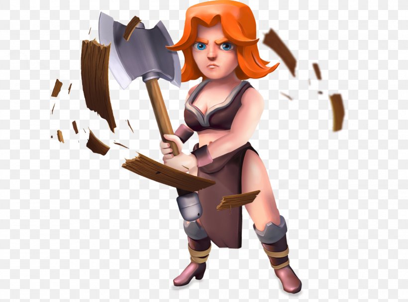 Clash Of Clans Clash Royale Valkyrie Brawl Stars Video Gaming Clan, PNG, 1525x1128px, Clash Of Clans, Action Figure, Art, Barbarian, Brawl Stars Download Free