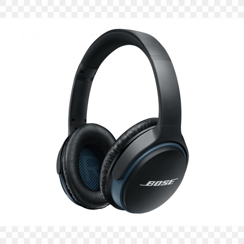 Noise-cancelling Headphones Bose SoundLink Around-Ear II Wireless, PNG, 1000x1000px, Headphones, Active Noise Control, Audio, Audio Equipment, Bose Corporation Download Free