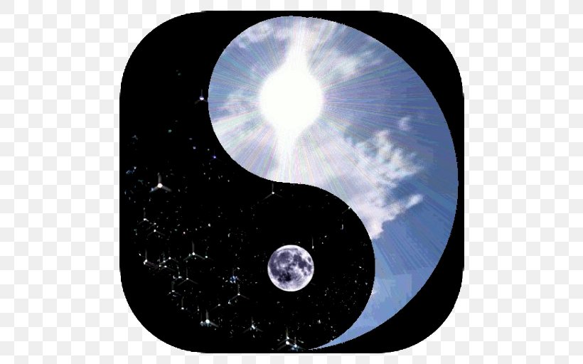 Yin And Yang Desktop Wallpaper Clip Art, PNG, 512x512px, Yin And Yang, Astronomical Object, Atmosphere, Black And White, Chinese Philosophy Download Free