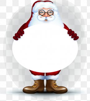 Hand-painted Santa Claus Cartoon Pattern - Ded Moroz Santa Claus Snegurochka Reindeer Christmas PNG