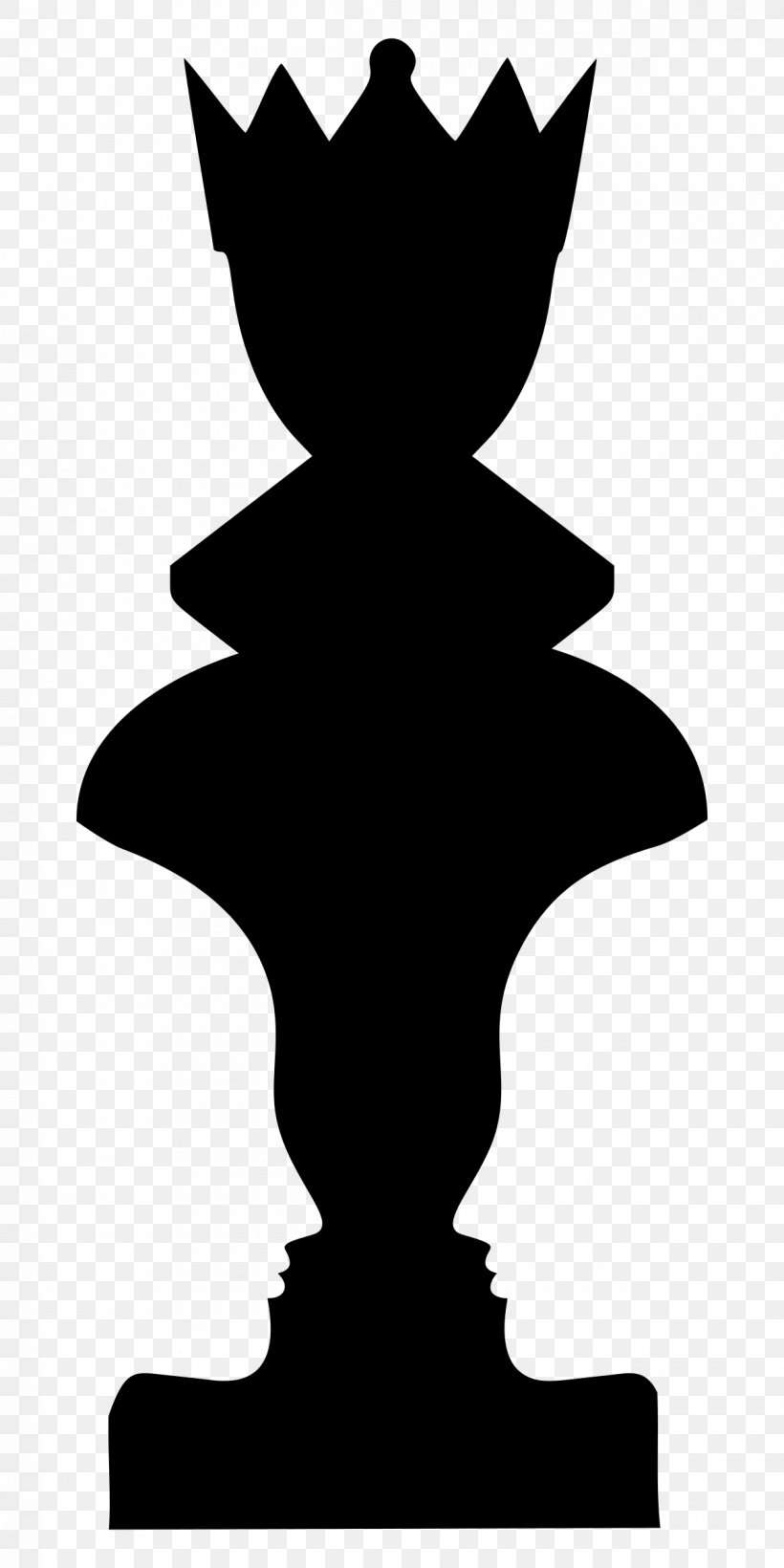 Half Chess Queen Chess Piece Clip Art, PNG, 1200x2400px, Chess, Black And White, Board Game, Chess Piece, Dark Chess Download Free