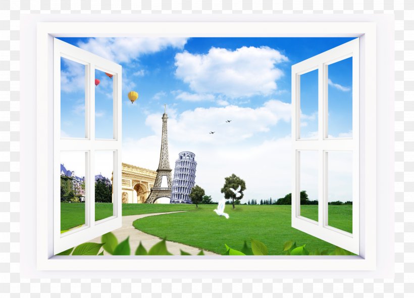 Window Landscape, PNG, 2821x2033px, Window, Banner, Elevation, Energy, Facade Download Free