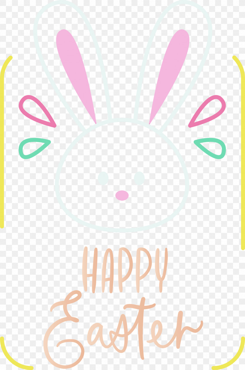Easter Bunny, PNG, 1984x3000px, Easter Day, Easter Bunny, Happy Easter Day, Paint, Pink Download Free