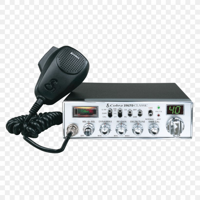 Microphone Citizens Band Radio Cobra 29 LTD ST, PNG, 1100x1100px