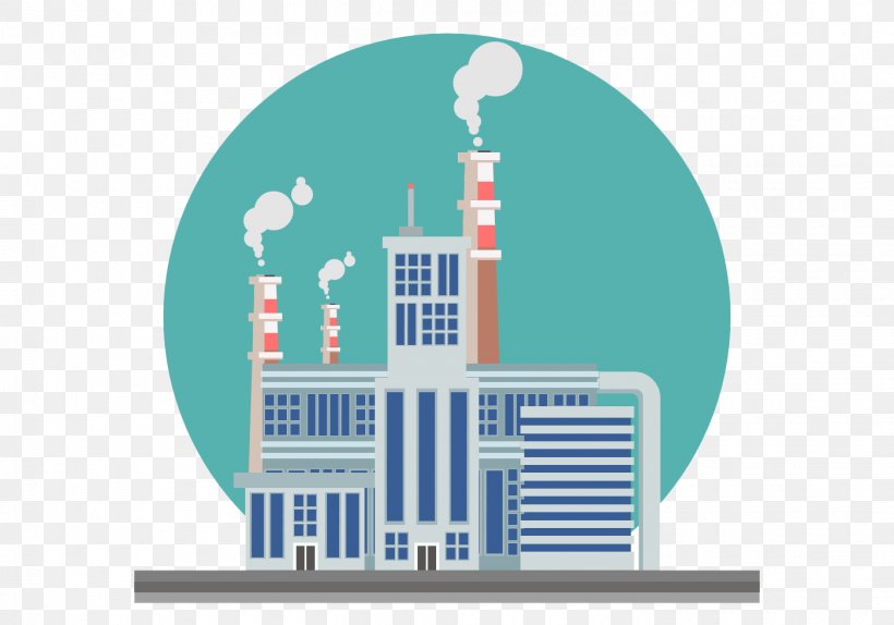 Vector Graphics Industry Design Paysage Industriel Euclidean Vector, PNG, 1400x980px, Industry, Brand, Chimney, Engineering, Factory Download Free