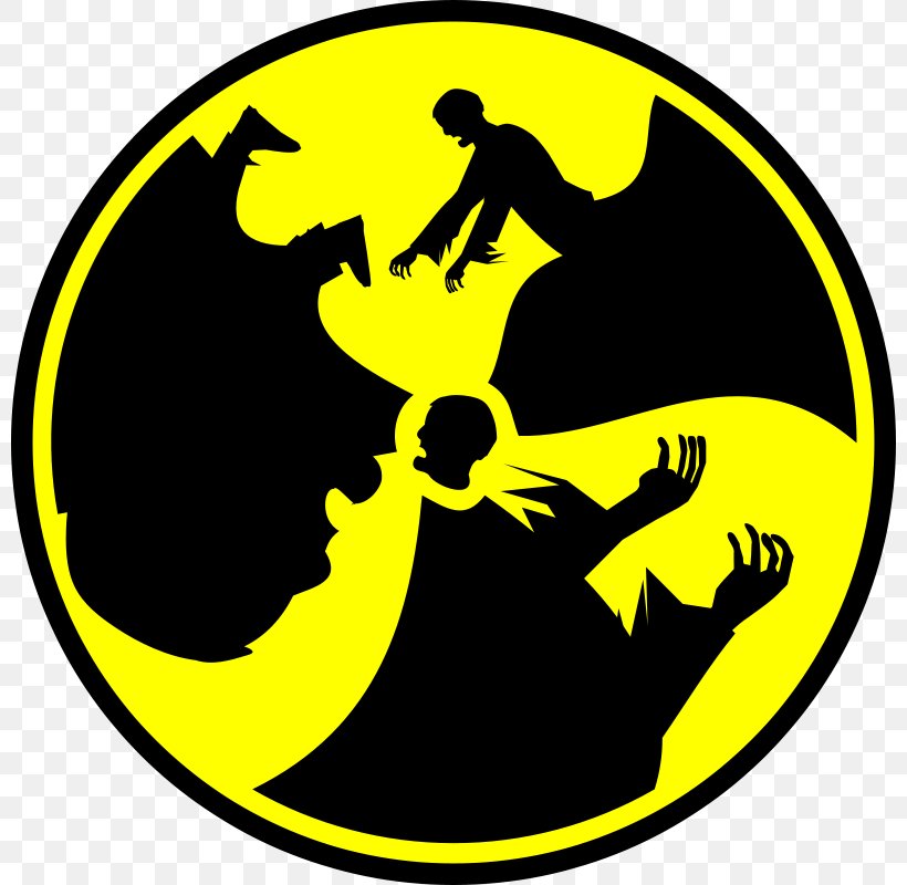 Radioactive Decay Symbol Biological Hazard Radiation Clip Art, PNG, 800x800px, Radioactive Decay, Biological Hazard, Black And White, Emoticon, Hazard Download Free