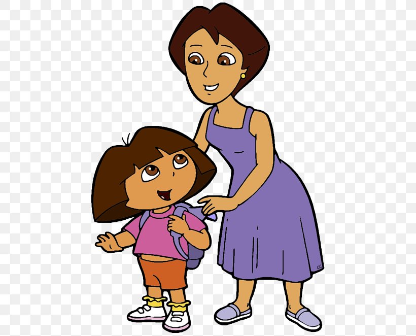 Dora The Explorer Mother's Day Clip Art, PNG, 463x662px, Watercolor, Cartoon, Flower, Frame, Heart Download Free