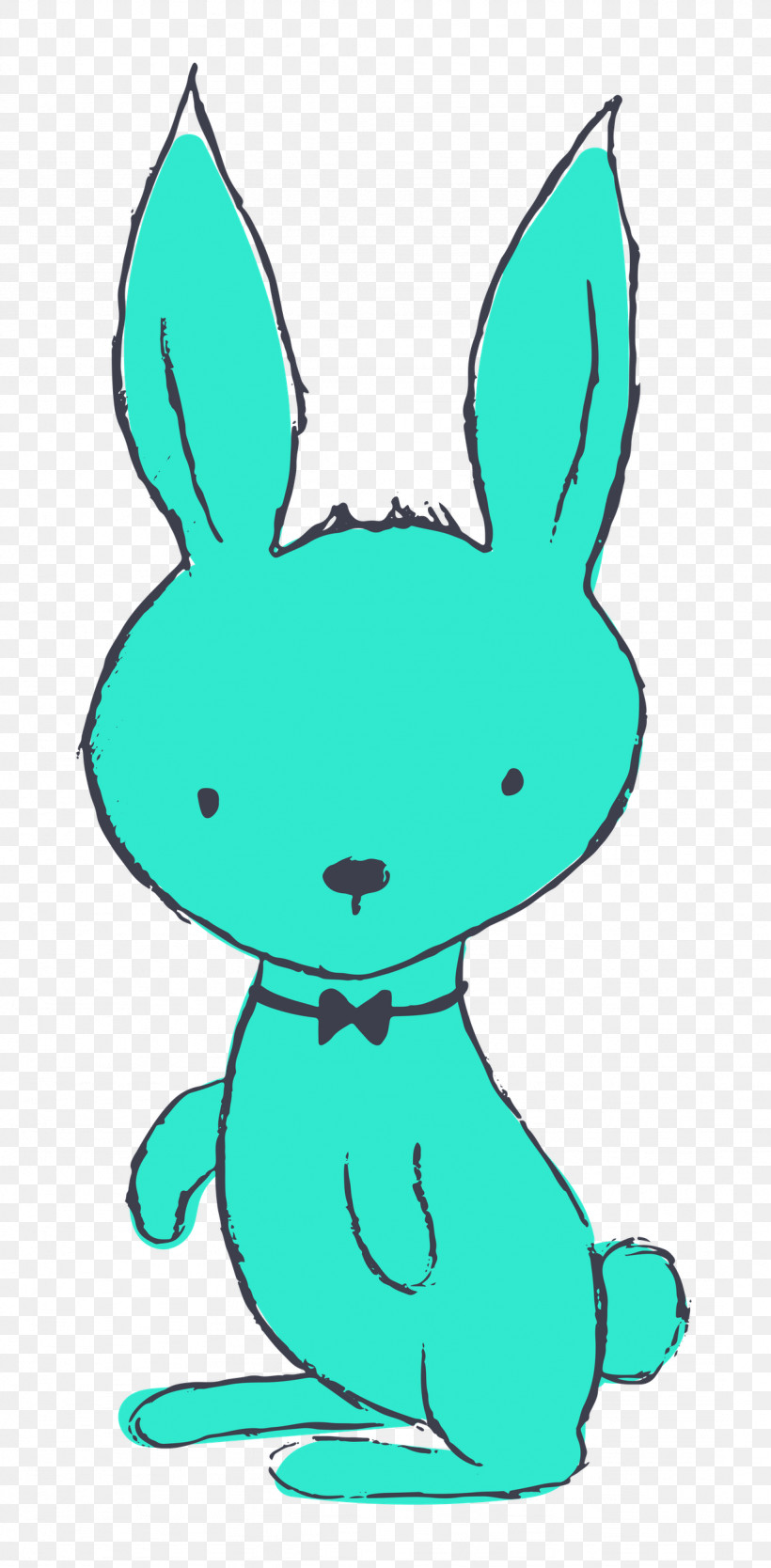 Easter Bunny, PNG, 1229x2500px, Cartoon Bunny, Bunny, Cartoon, Drawing, Easter Bunny Download Free