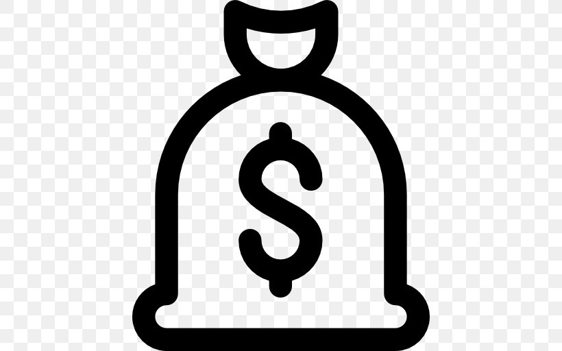 Money Bag Service, PNG, 512x512px, Money, Area, Black And White, Fiat Money, Internet Download Free