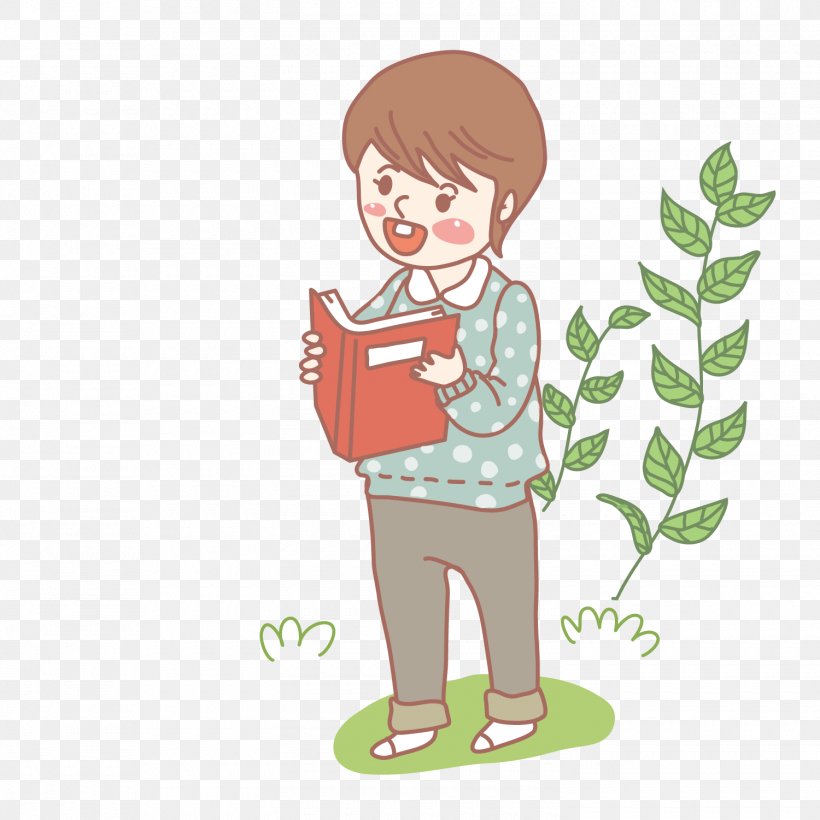 Student Cartoon Illustration, PNG, 1500x1501px, Watercolor, Cartoon, Flower, Frame, Heart Download Free
