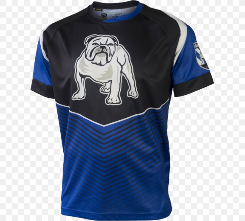 Canterbury-Bankstown Bulldogs T-shirt Sports Fan Jersey National Rugby League, PNG, 740x740px, Canterburybankstown Bulldogs, Active Shirt, Blue, Brand, Canterbury Download Free