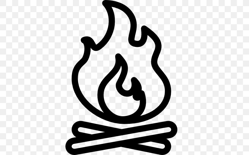 Campfire Game Icon Clip Art, PNG, 512x512px, Campfire, Area, Black And White, Body Jewelry, Camping Download Free