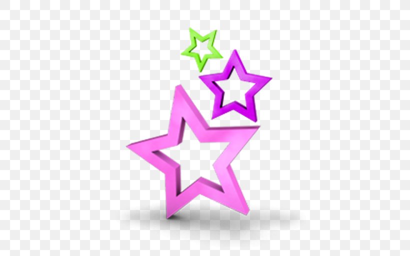 Desktop Wallpaper Star Clip Art, PNG, 512x512px, Star, Computer, Fivepointed Star, Goundamani, Magenta Download Free