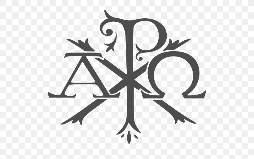Alpha & Omega Tattoo Parlor Alpha And Omega Chi Rho Christ, PNG, 512x512px, Alpha And Omega, Alpha, Black And White, Brand, Chi Download Free