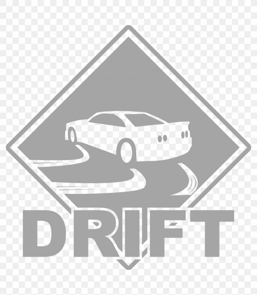 Car Drifting Sticker Decal, PNG, 890x1024px, Car, Area, Auto Racing, Black And White, Brand Download Free