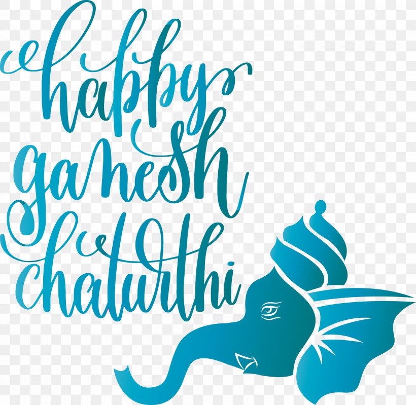 Happy Ganesh Chaturthi, PNG, 3000x2925px, Happy Ganesh Chaturthi, Calligraphy, Drawing, Festival, Line Art Download Free