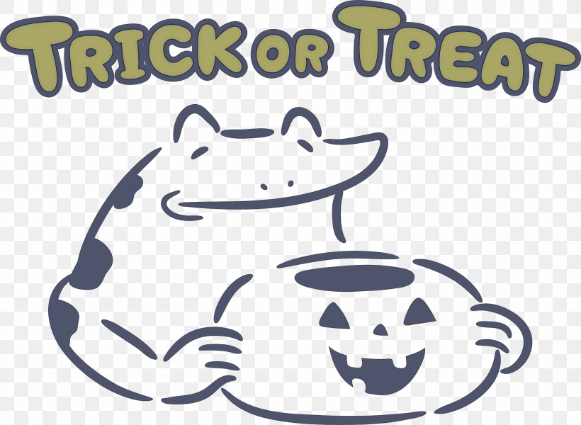 TRICK OR TREAT Happy Halloween, PNG, 3000x2196px, Trick Or Treat, Cartoon, Happiness, Happy Halloween, Headgear Download Free
