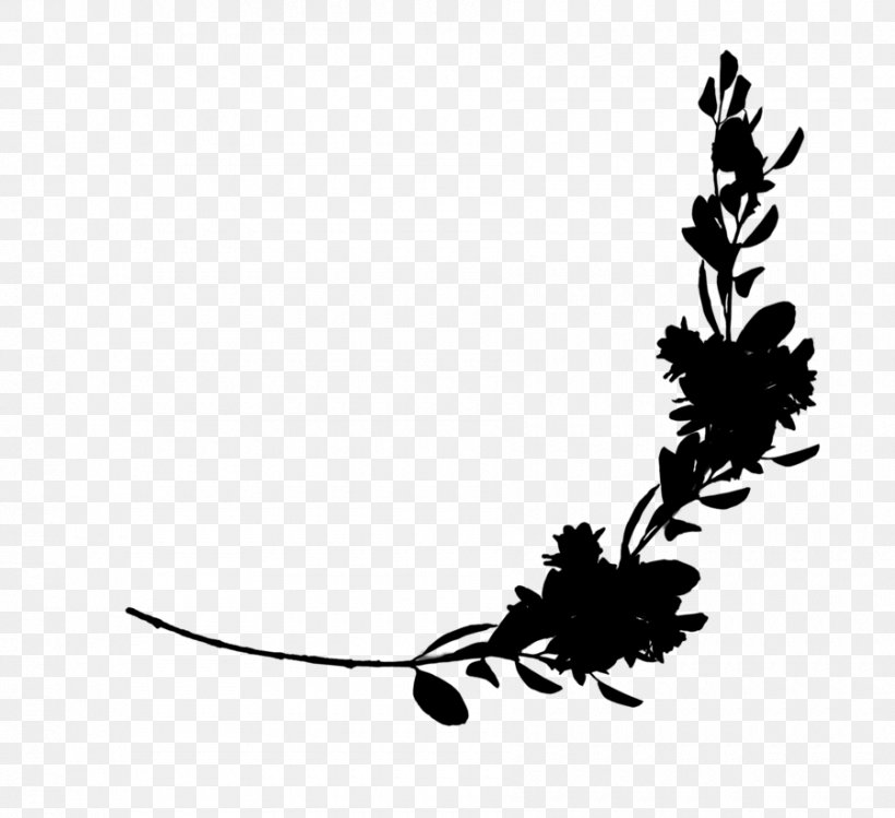 Flower Plant Stem Leaf Desktop Wallpaper Clip Art, PNG, 900x823px, Flower, Black M, Blackandwhite, Branch, Computer Download Free