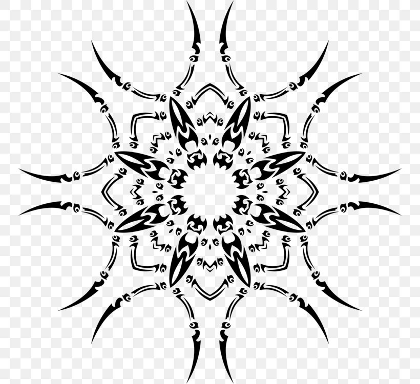 Vector Graphics Snowflake Clip Art Illustration Stock Photography, PNG, 750x750px, Snowflake, Blackandwhite, Drawing, Line Art, Logo Download Free