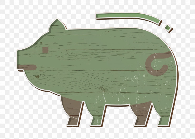 Farm Icon Pig Icon, PNG, 1238x884px, Farm Icon, Biology, Green, Livestock, Pig Icon Download Free