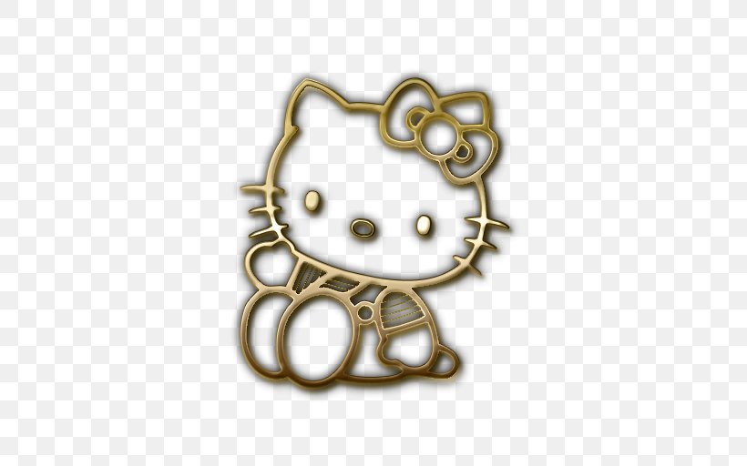 Cat Hello Kitty Clip Art Desktop Wallpaper, PNG, 512x512px, Cat, Body Jewelry, Hello Kitty, Jewellery, Material Download Free