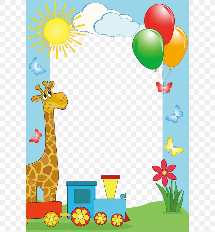Child Picture Frame Illustration, PNG, 623x882px, Child, Area, Art, Balloon, Drawing Download Free