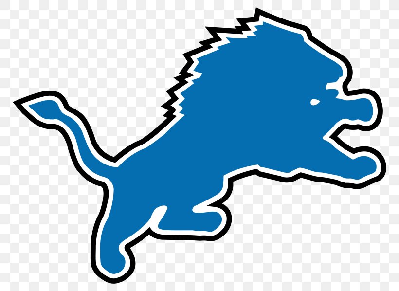 Detroit Lions NFL Denver Broncos Dallas Cowboys, PNG, 800x598px, Detroit, American Football, Area, Artwork, Black And White Download Free