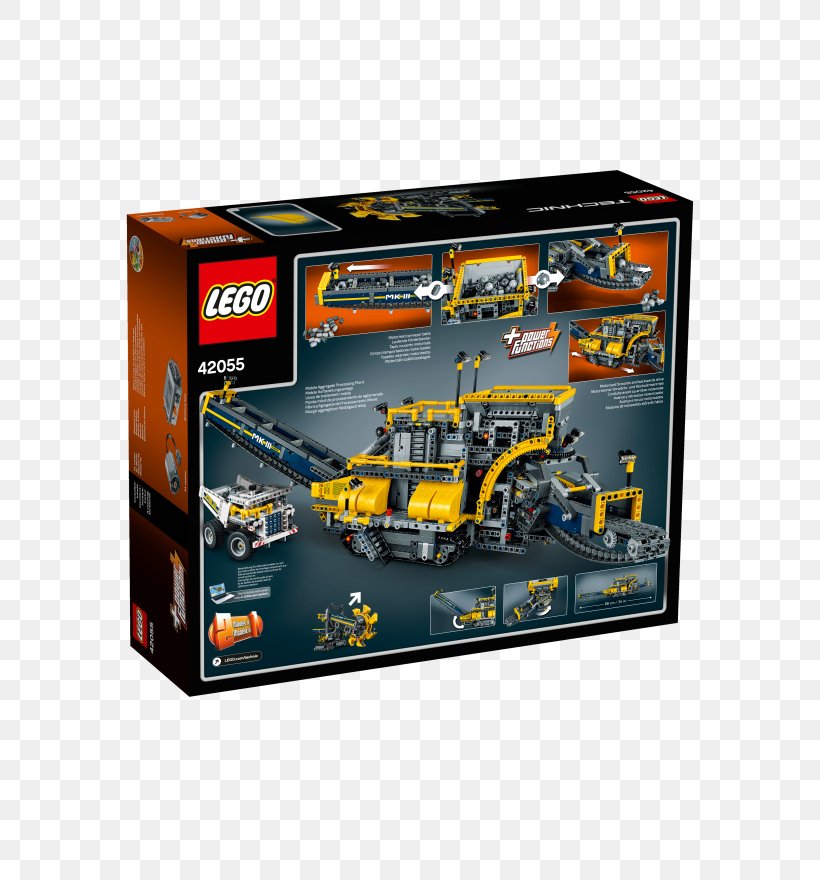 Lego Technic Bucket-wheel Excavator Toy LEGO 42055 Technic Bucket Wheel Excavator, PNG, 800x880px, Lego Technic, Bricklink, Bucketwheel Excavator, Construction Set, Lego Download Free