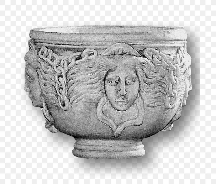 Vase Ceramic Garden Flowerpot Urn, PNG, 700x700px, Vase, Artifact, Black And White, Carving, Ceramic Download Free