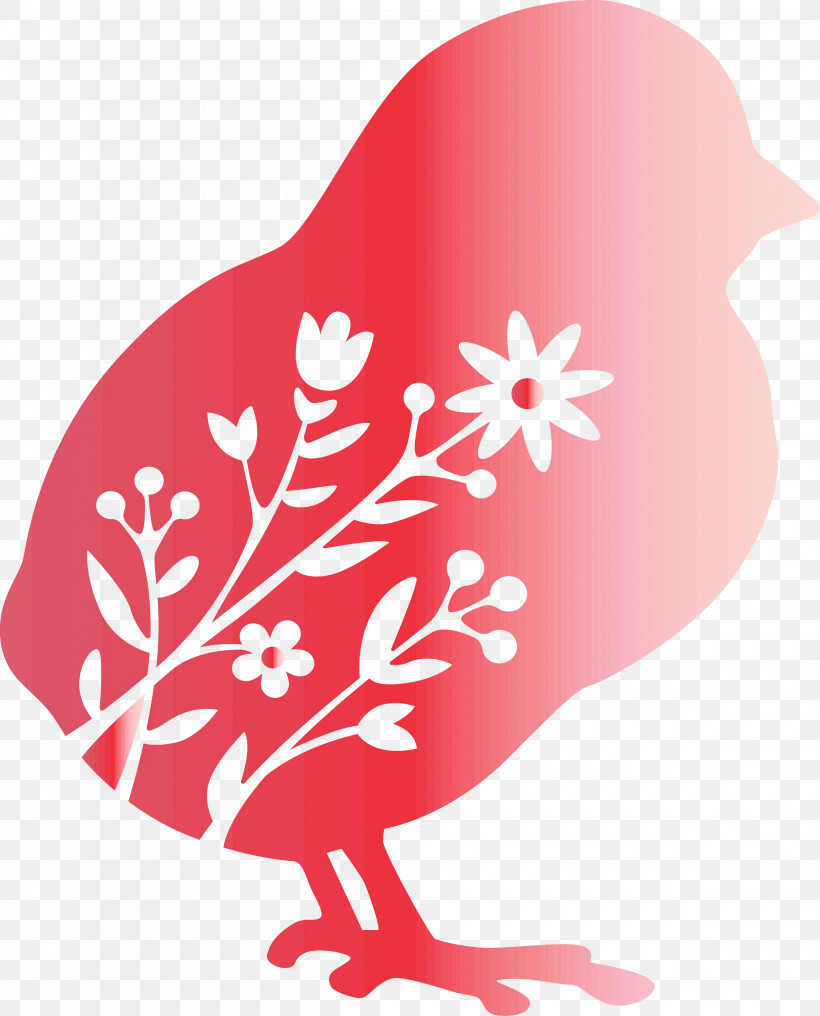 Floral Chick Easter Day, PNG, 2420x3000px, Floral Chick, Easter Day, Pink, Plant Download Free