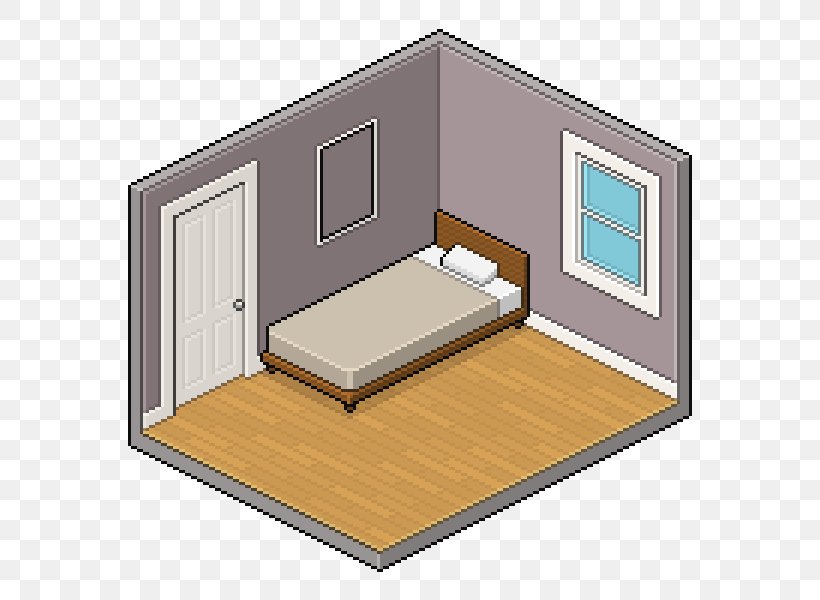 Pixel Art Bedroom Isometric Projection Interior Design Services, PNG, 700x600px, Pixel Art, Art, Bed, Bedroom, Building Download Free