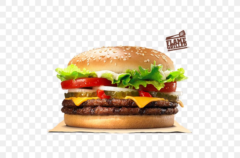 Whopper Cheeseburger Hamburger Cheese Sandwich Beefsteak, PNG, 500x540px, Whopper, American Food, Bacon, Beefsteak, Big King Download Free