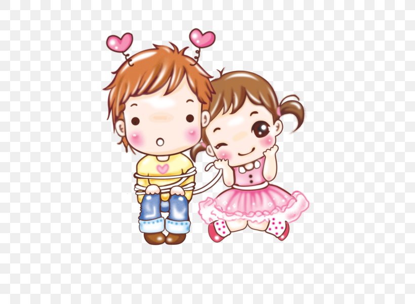 Cartoon Couple Clip Art, PNG, 424x600px, Watercolor, Cartoon, Flower, Frame, Heart Download Free