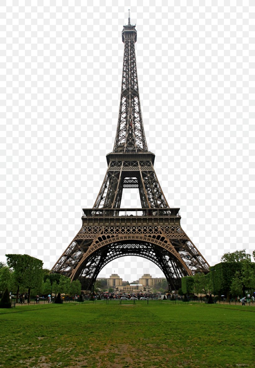 Eiffel Tower Arc De Triomphe Notre-Dame De Paris Seine, PNG, 965x1390px, Eiffel Tower, Arc De Triomphe, Architecture, France, Grass Download Free