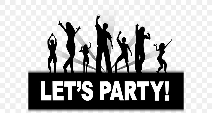 Party New Year's Eve Clip Art, PNG, 600x437px, Party, Black And White, Brand, Choreography, Happiness Download Free